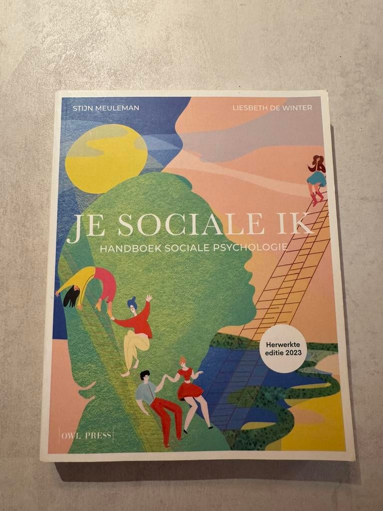 Liesbeth De Winter - Je sociale ik, Boeken, Ophalen, Sociale psychologie, Liesbeth De Winter; Stijn Meuleman, Nieuw