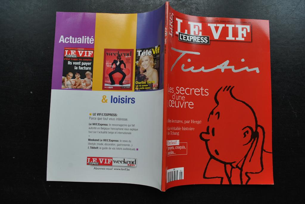 TINTIN LES SECRETS D'UNE OEUVRE MAGAZINE LE VIF 2006 Hergé, Livres, BD, Enlèvement ou Envoi, Utilisé