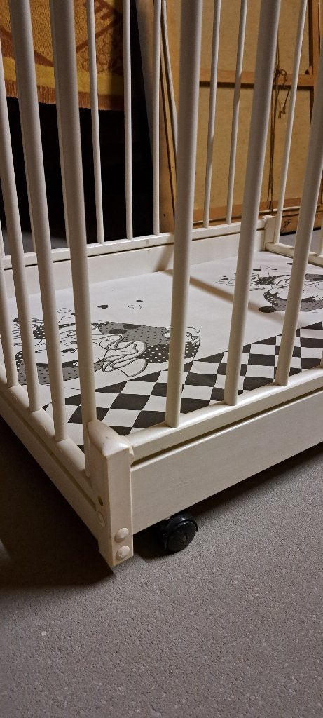Kinderpark, Enlèvement, Utilisé, Rectangulaire, Roulettes
