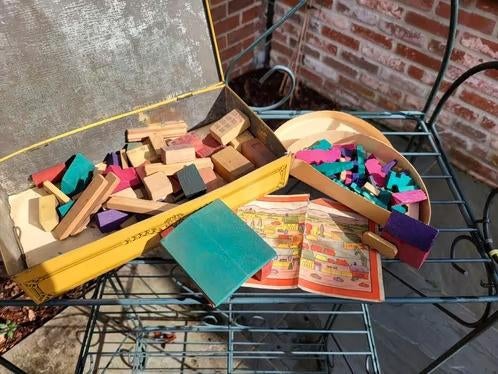 jeu de construction en bois ancien Josco des années 1930, Enlèvement