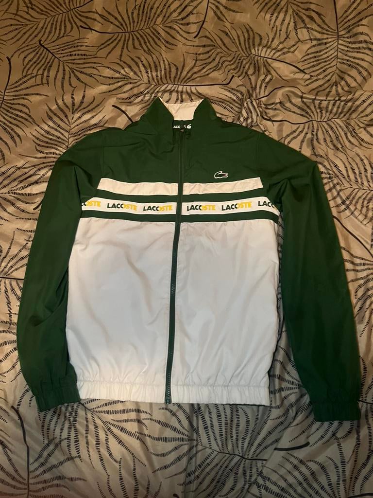 Real Lacoste regenvest Heren XS, Ophalen of Verzenden, Zo goed als nieuw, Overige maten, Groen