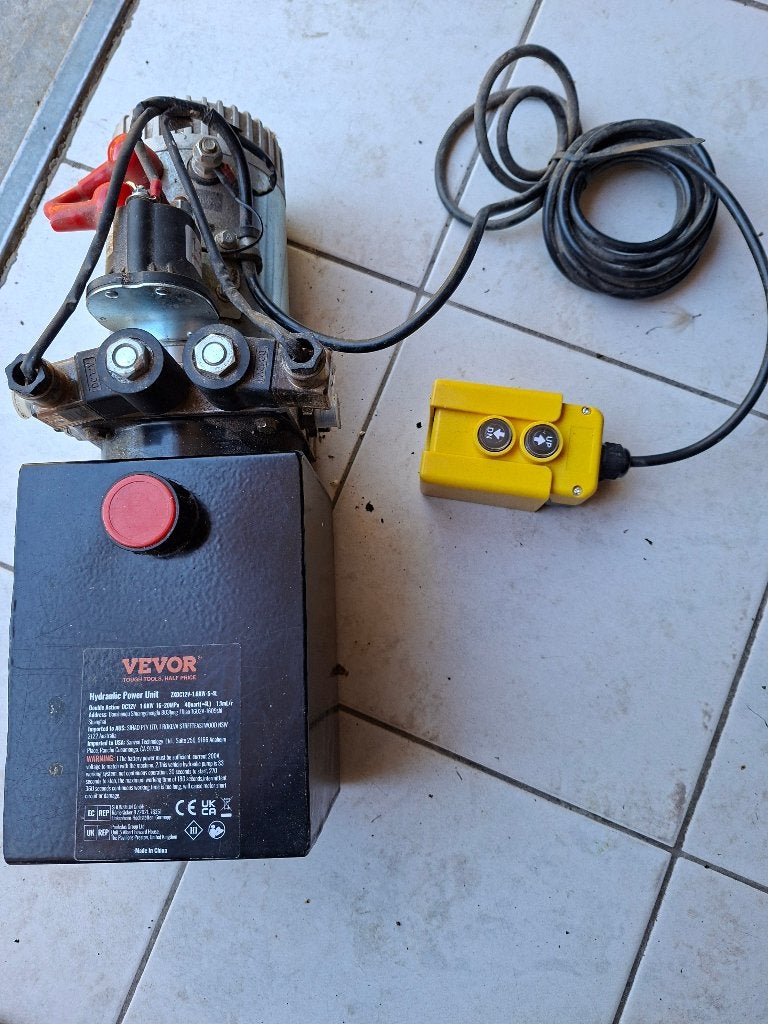 Hydraulische pomp 12 v, Ophalen