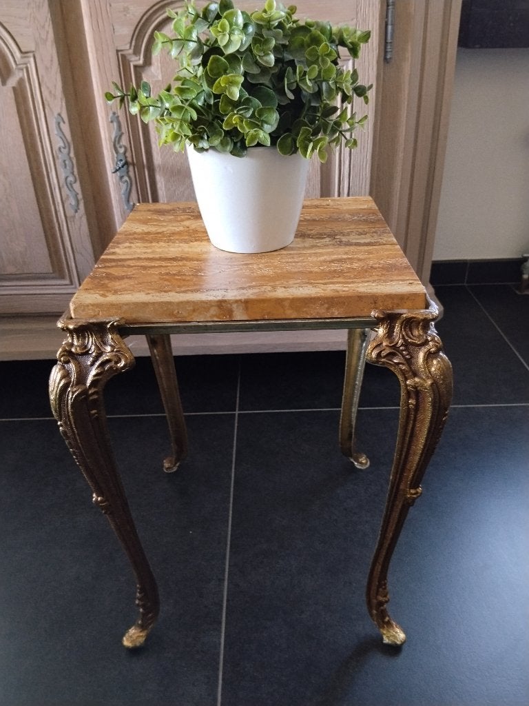 vintage planten/bijzet tafeltje, Ophalen of Verzenden