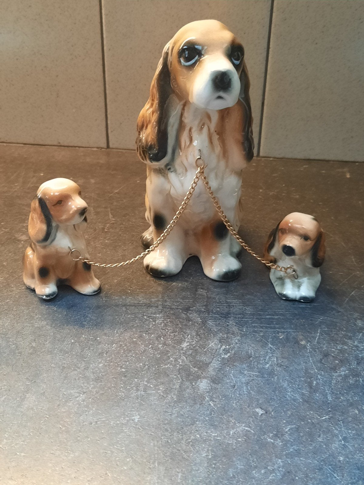 figurines vintage cocker spaniel, Enlèvement