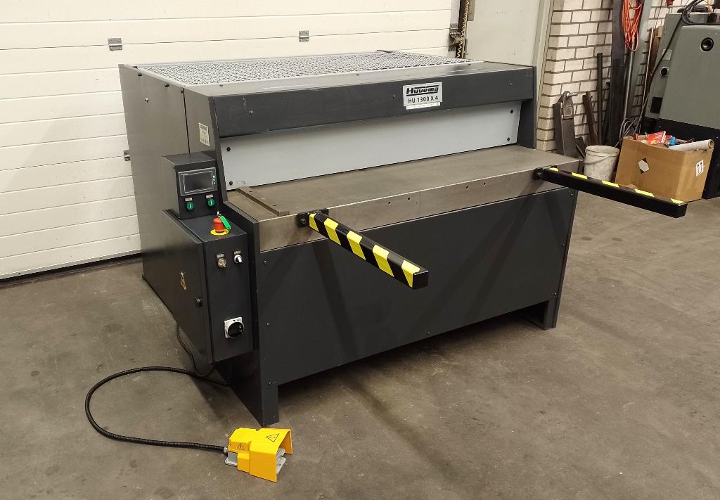 Huvema HU1300x4 Plaatschaar, Cisaille guillotine, schaar, Enlèvement ou Envoi, Comme neuf