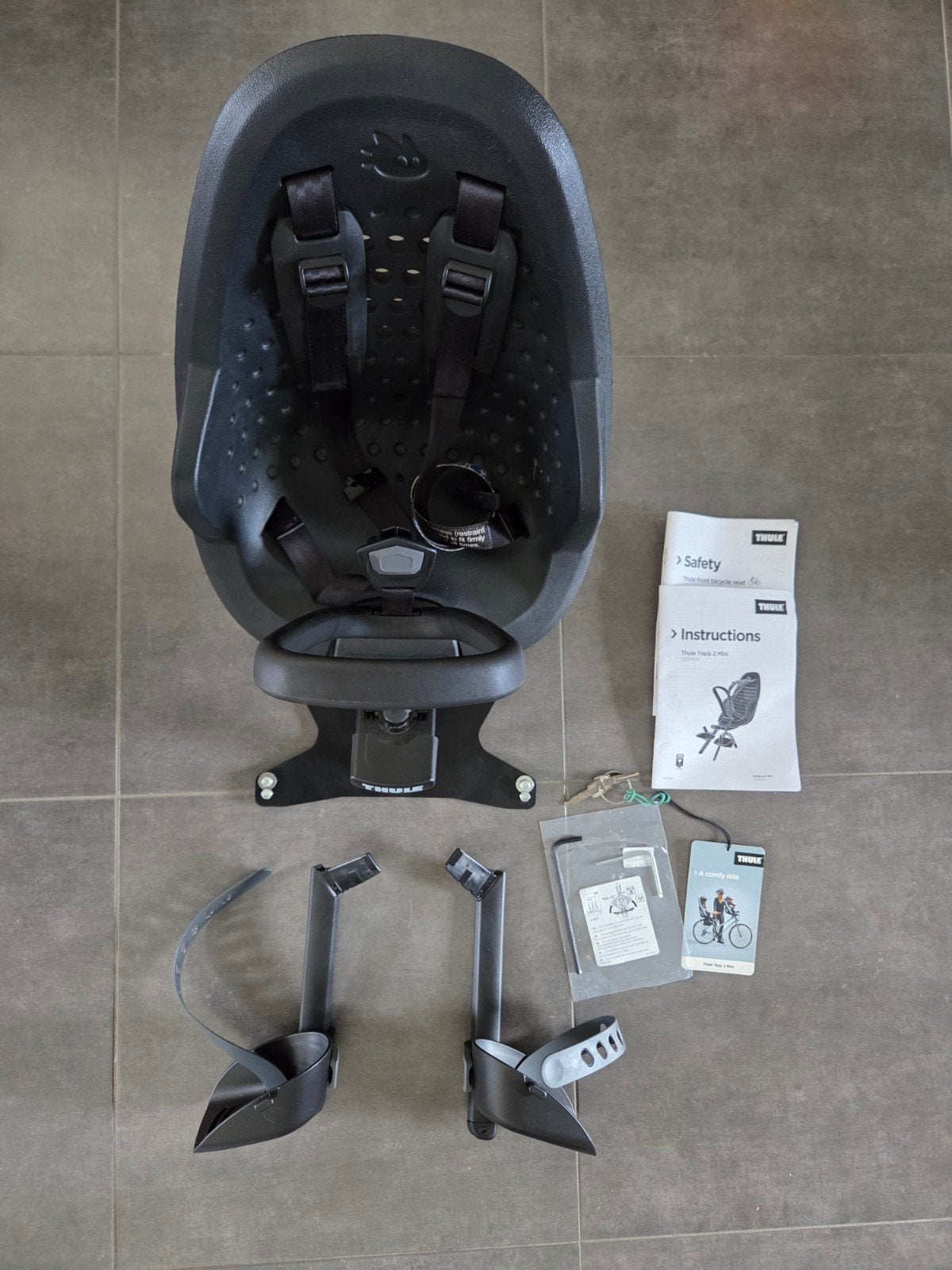 Urban Arrow adapter + Thule Yepp 2 Mini, Siège avant, Yepp (Thule), Repose-pieds, Comme neuf