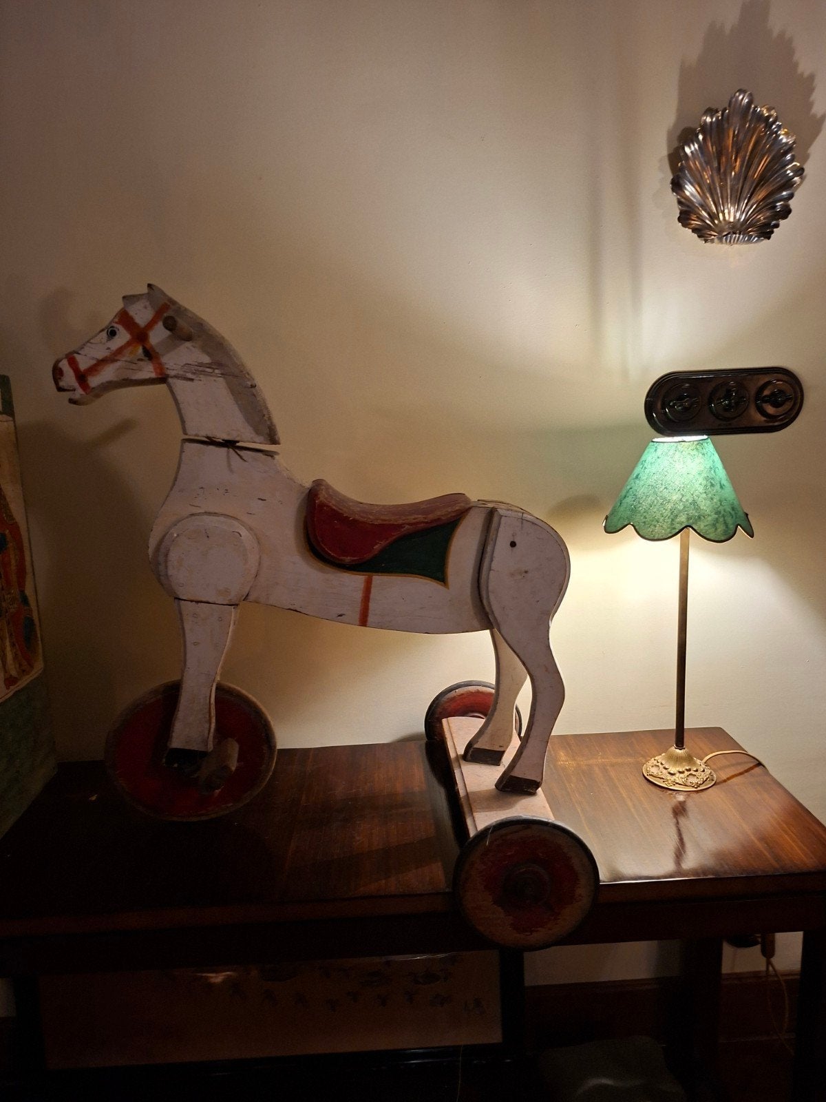 Brocante driewieler paard, Antiquités & Art, Art | Objets design, Enlèvement