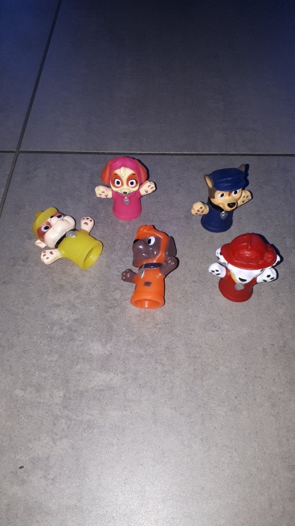 Paw patrol vingerpopjes, Enlèvement, Comme neuf