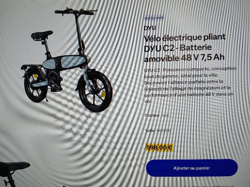 vélo électrique, Enlèvement, Neuf, Autre