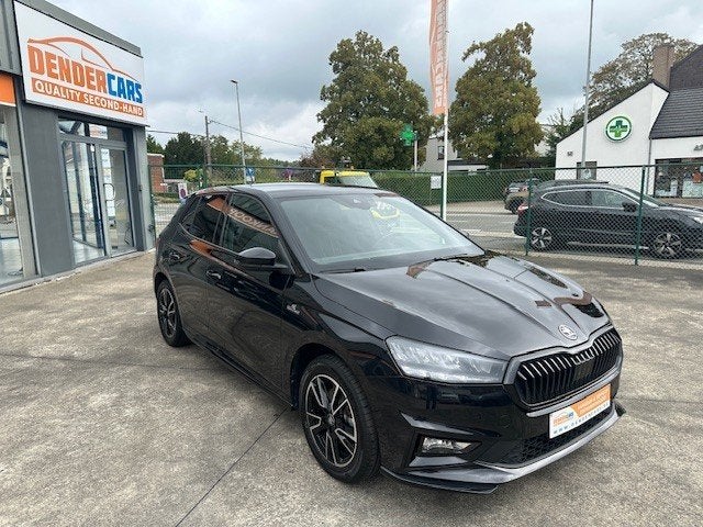 Skoda Fabia, Monte Carlo, 1.0i, bj2025, Automaat +Garantie, Auto's, Automaat, Zwart, Bedrijf, Achteruitrijcamera