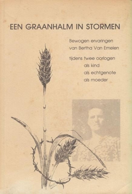 (a109) Een Graanhalm in Stormen, Boeken, Oorlog en Militair, Verzenden, Gelezen