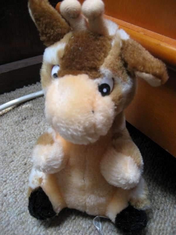 knuffel pluche giraf, Kinderen en Baby's, Speelgoed | Knuffels en Pluche, Ophalen of Verzenden, Giraf