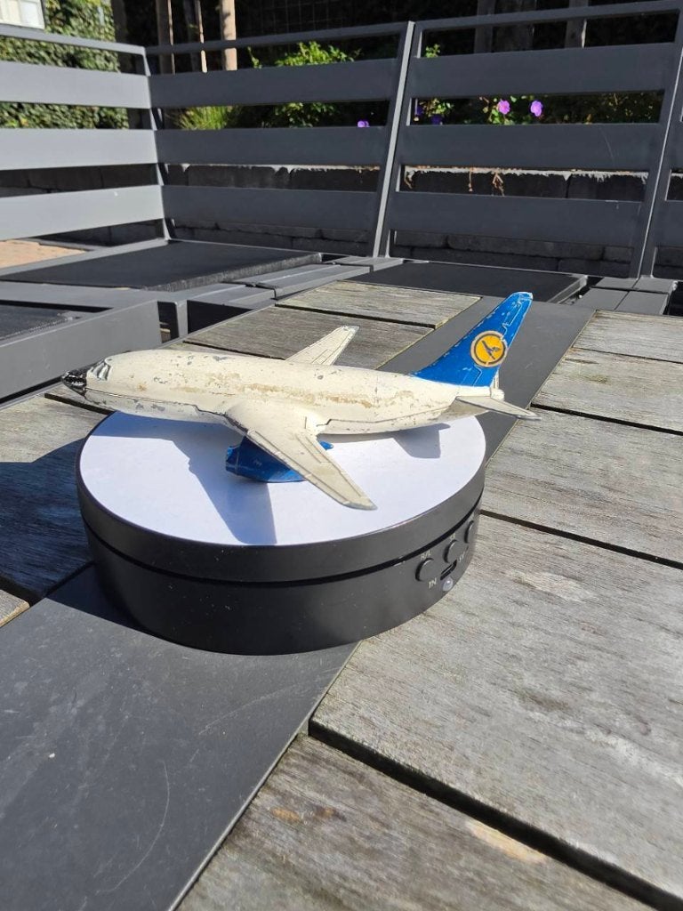 Dinky Toys 717 Boeing 737 Lufthansa vliegtuig, Ophalen, Gebruikt, Vliegtuig, Overige merken