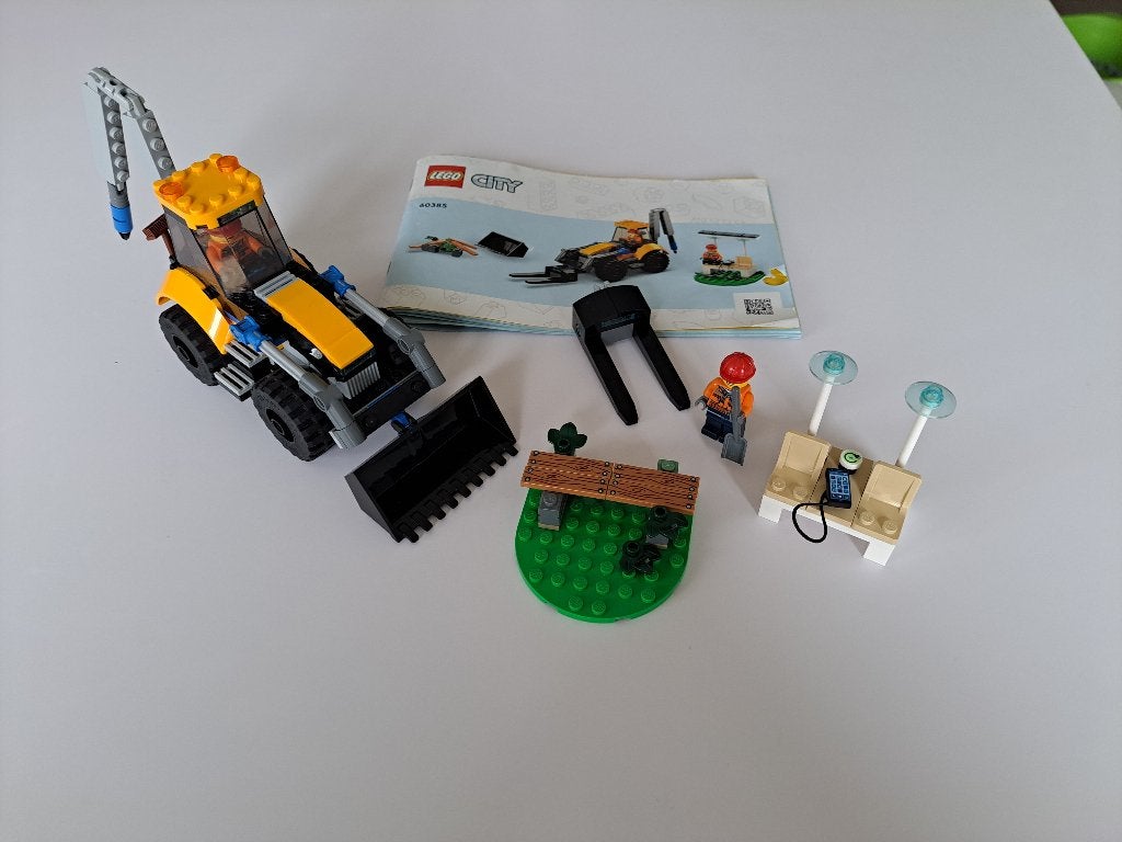 Lego La pelleteuse de chantier – 60385, Instructions incluses, City, Enlèvement ou Envoi, Lego