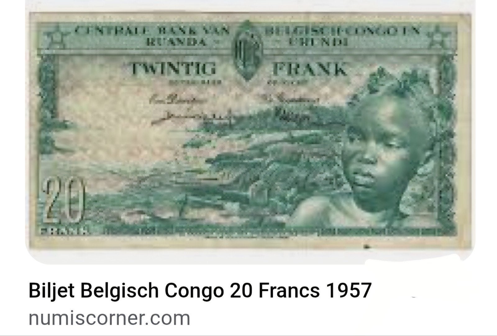 Bankbiljet België, Postzegels en Munten, Ophalen of Verzenden, Los biljet