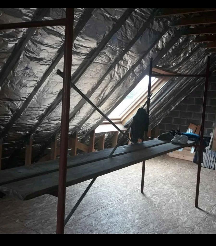 Steiger voor stucwerk behang bouw etc, Ophalen, Gebruikt, 2 tot 5 meter
