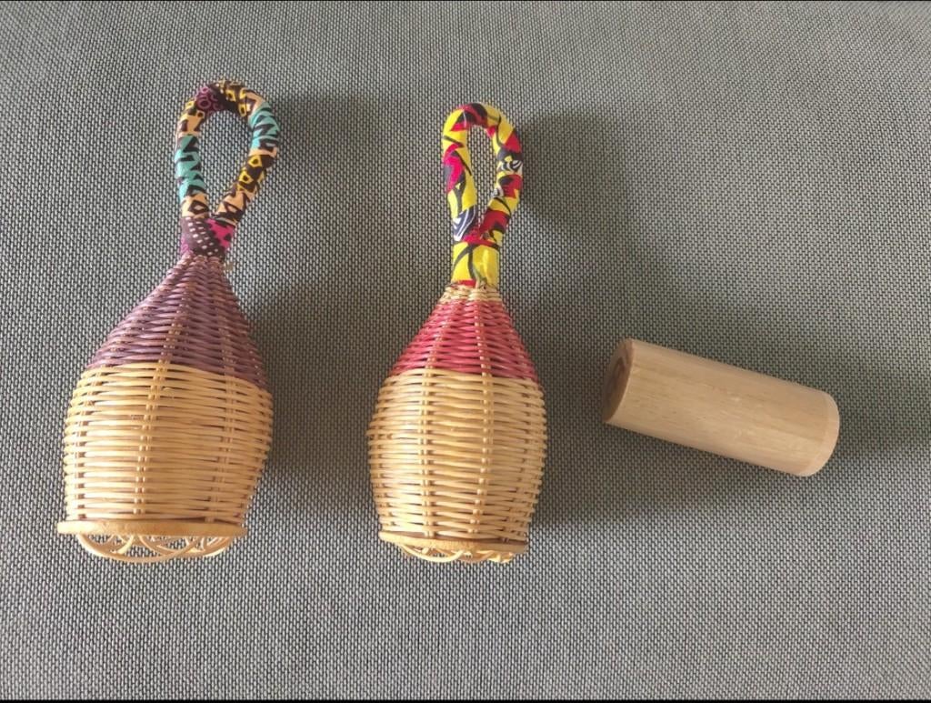 Caxixi en shaker, Muziek en Instrumenten, Percussie, Ophalen, Zo goed als nieuw