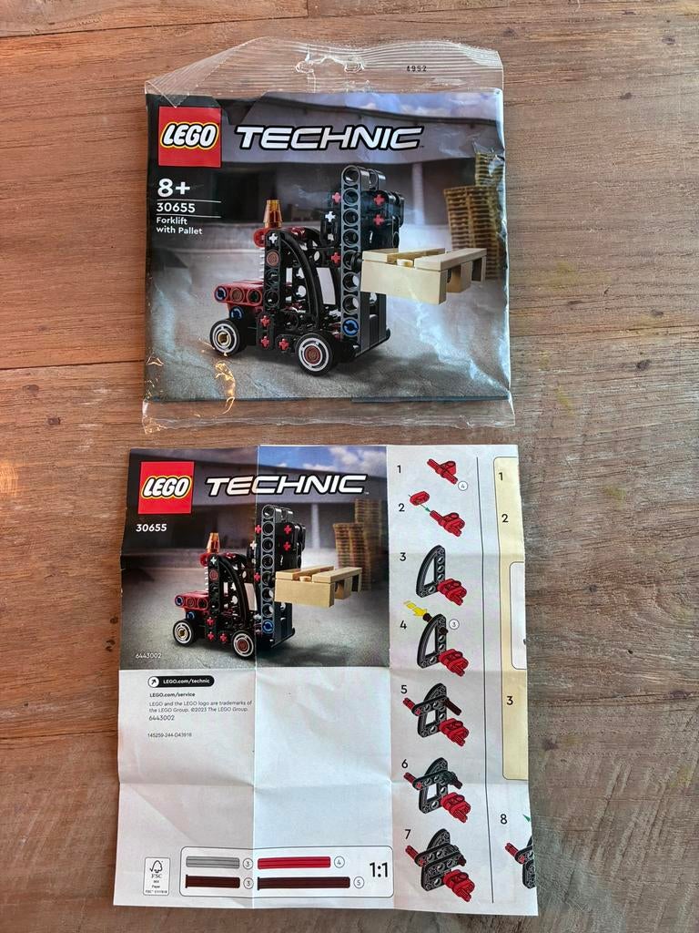 Lego Technic 30655 - Vorkheftruck met pallet, Ophalen, Gebruikt, Lego, Technic