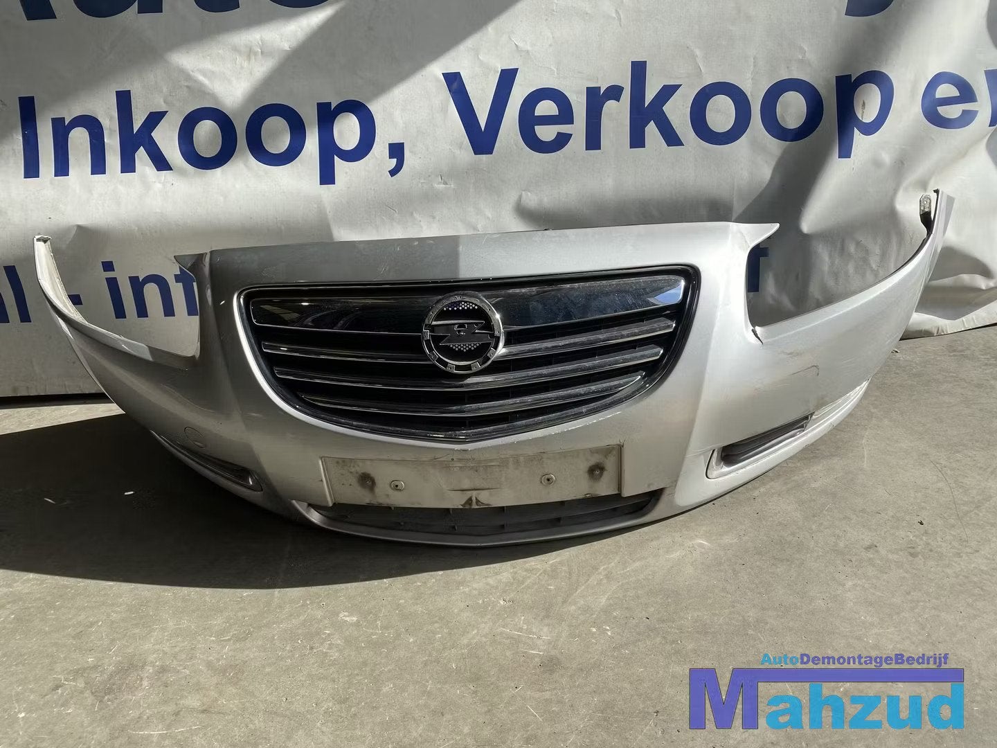 OPEL INSIGNIA A Grijs voorbumper bumper 2008-2017, Gebruikt, Voor, Opel Automobile GmbH, Kontakt@opel-infoservice.de