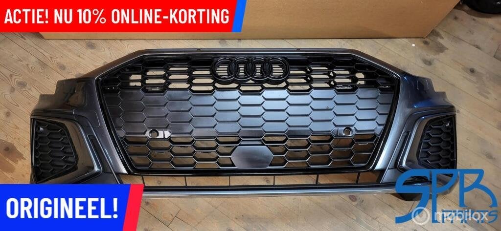VOORBUMPER AUDI A3 8Y S-line BLACKPACK GRILLE LZ7S SRA 6XPDC, Audi, Nieuw, Audi, Ophalen of Verzenden