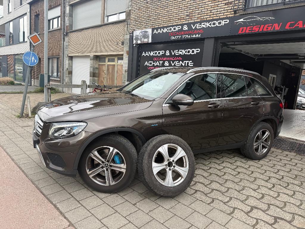 Mercedes GLC 350e Model 2018 Mercedes *Netto 13430 notebook, Auto's, Automaat, Bruin, Leder, 5 deurs