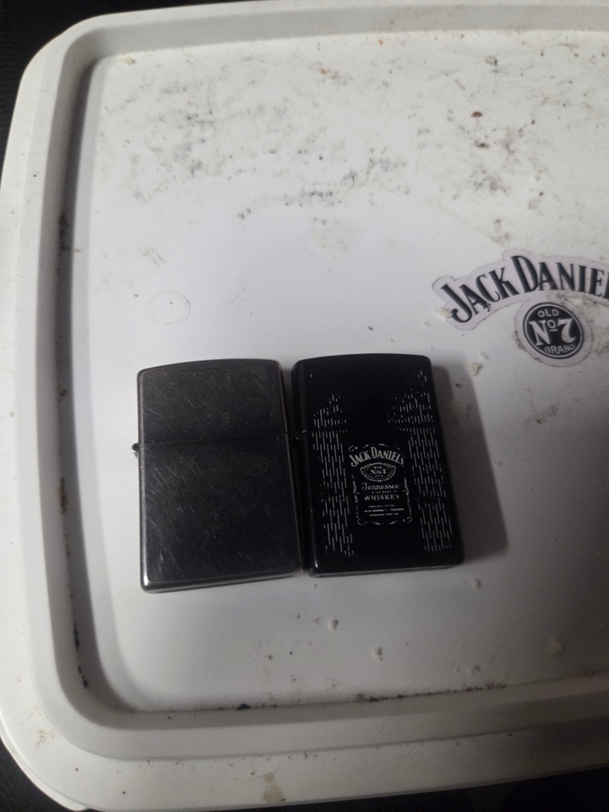 JACK DANIEL'S MET 2 RITSSLUITINGEN, Ophalen of Verzenden, Zo goed als nieuw