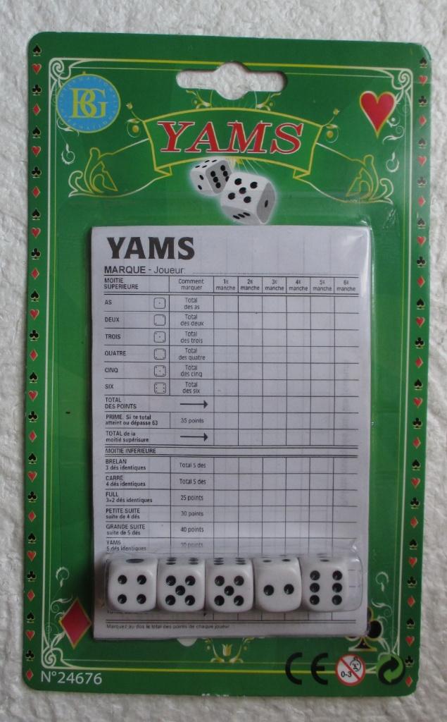 Jeu de Yams, Hobby en Vrije tijd, Gezelschapsspellen | Overige, Ophalen of Verzenden, Nieuw