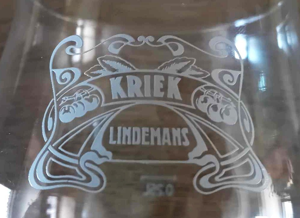 Kriek Lindemans glas, Verzamelen, Ophalen of Verzenden, Nieuw, Glas of Glazen
