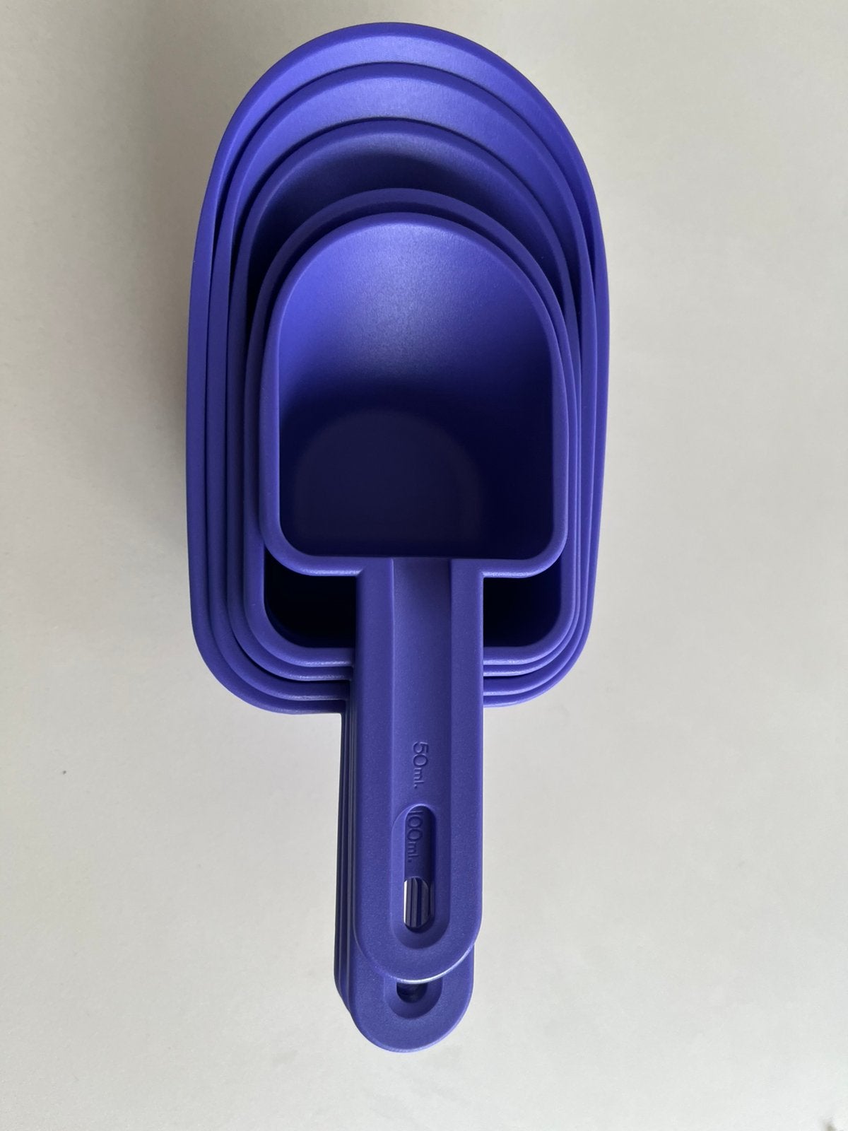 Nieuw!  5-in-1 maatschepjes van Tupperware, Paars, Overige typen, Nieuw, Ophalen of Verzenden