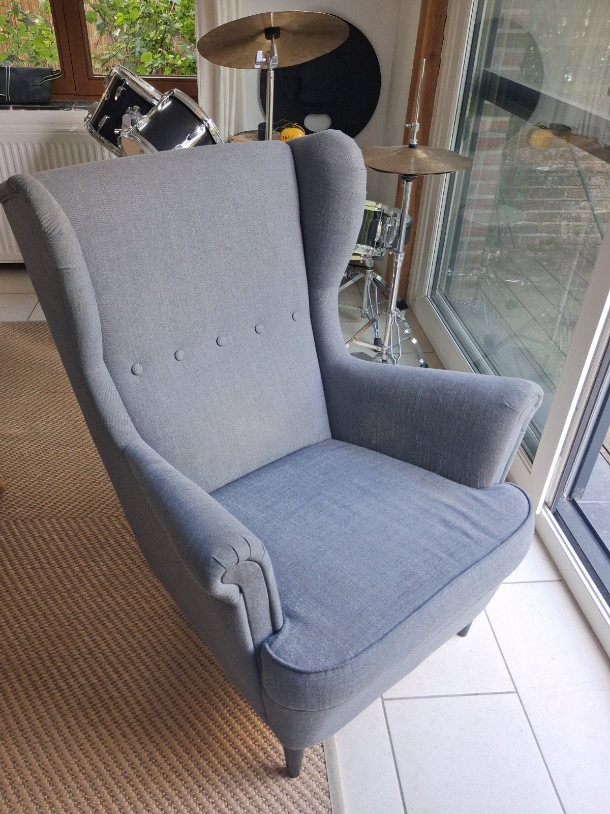 fauteuil Strandmon IKEA gris, Enlèvement