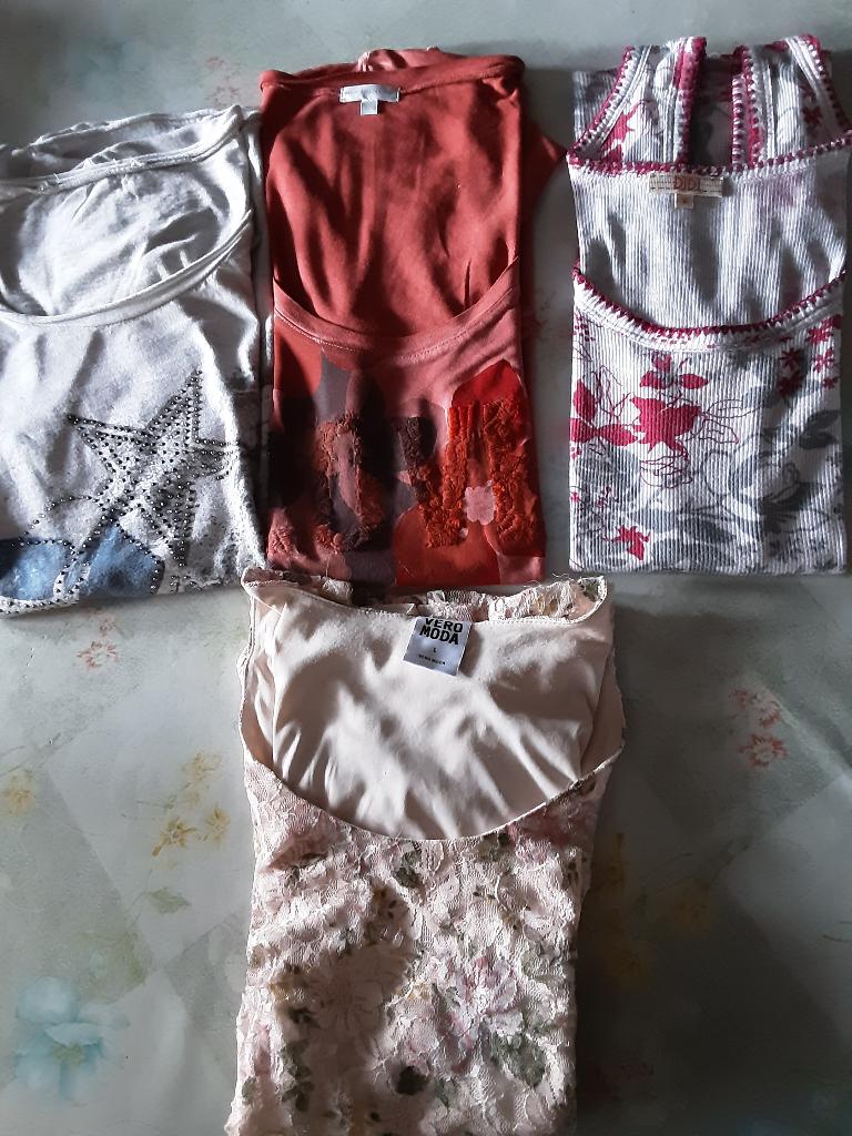 Damestshirts maat L, Ophalen, Zo goed als nieuw, Maat 42/44 (L)