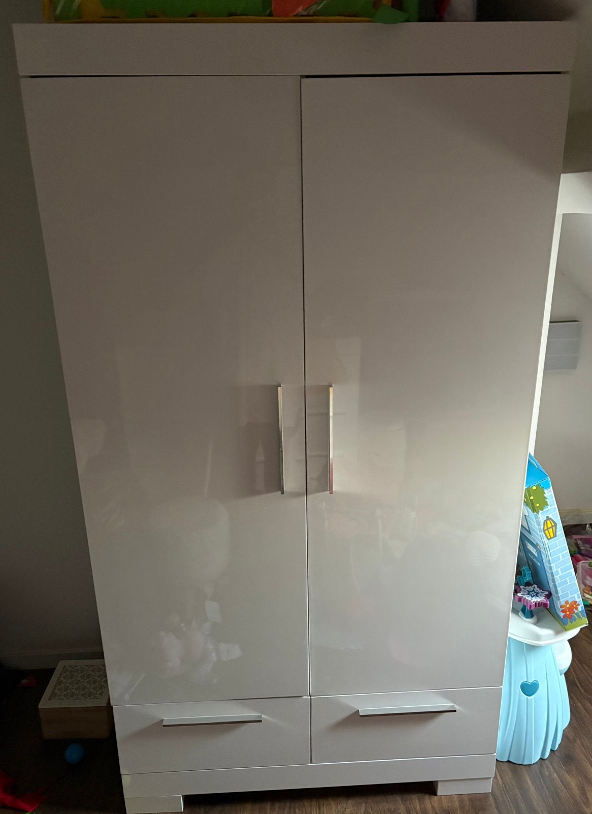 Complete babykamer hoogglans, Kinderen en Baby's, Ophalen, Zo goed als nieuw, Commode