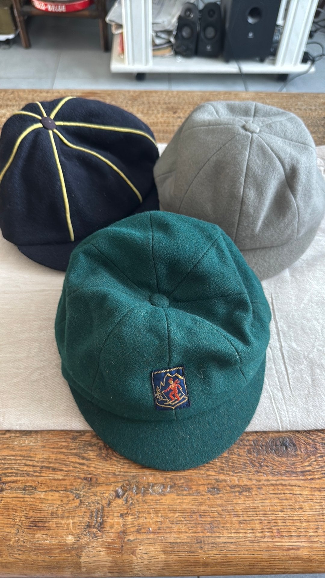 Vintage Engelse School Petten / College Caps - Maat 52, Enlèvement ou Envoi, Comme neuf