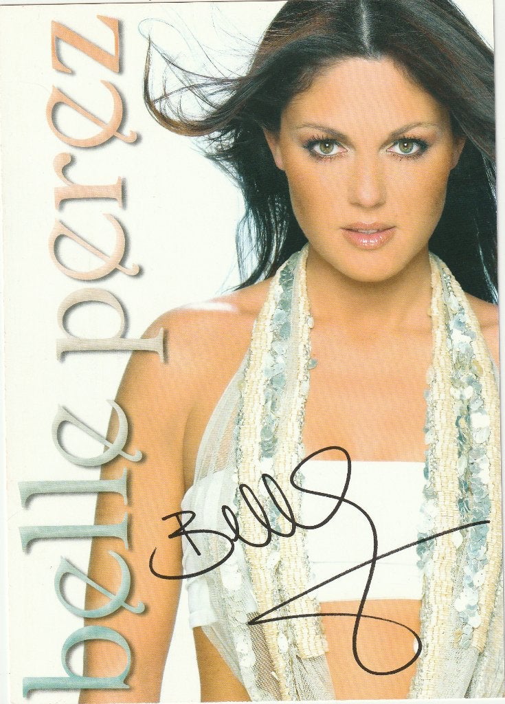Belle Perez- foto met handtekening - 2006, Verzamelen, Muziek, Artiesten en Beroemdheden, Ophalen of Verzenden, Zo goed als nieuw