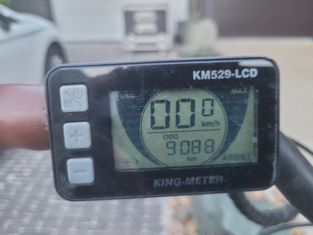 Compteur de vélo KM529-LCD KING METER, Enlèvement ou Envoi, Étanche, Utilisé