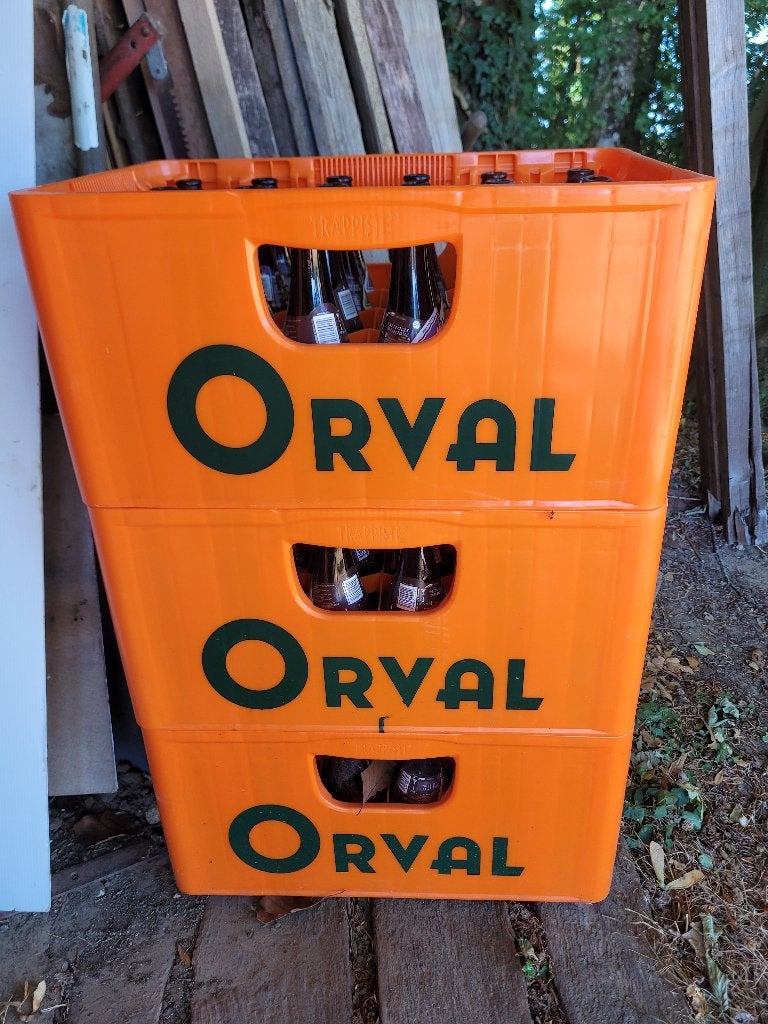 Casiers d'orval complet mais vides, Enlèvement, Comme neuf