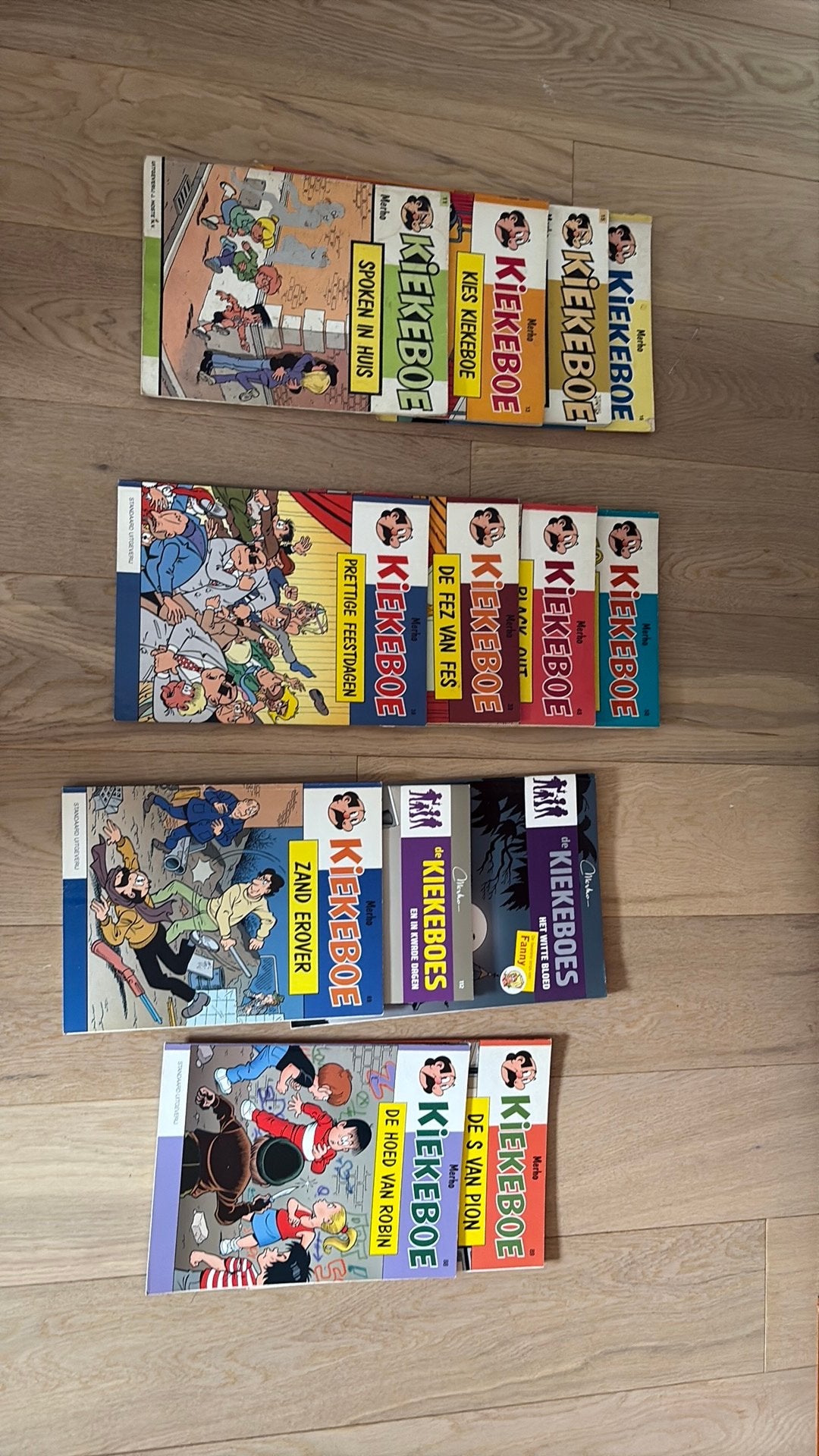 Strips kiekeboe, Boeken, Ophalen, Gelezen