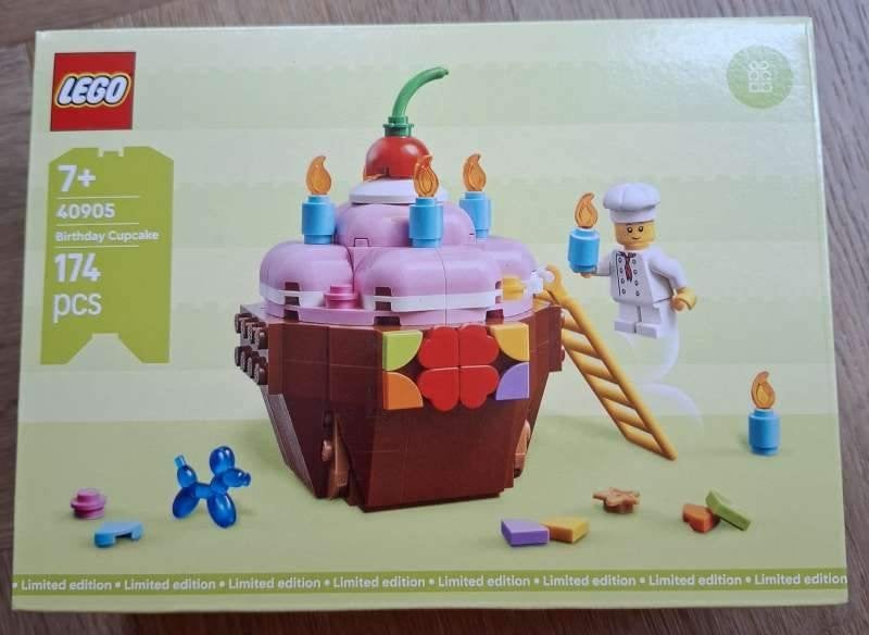LEGO Birthday Cupcake - 40905 (verzegeld), Overige thema's, Lego, Nieuw, Ophalen of Verzenden
