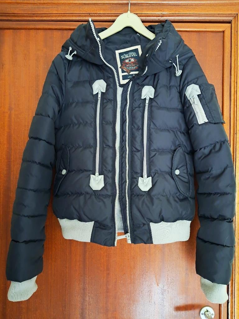 Veste d'hiver - Bleu - Taille M, Vêtements | Femmes, Vestes | Hiver, Enlèvement ou Envoi, Comme neuf, Taille 38/40 (M), Bleu