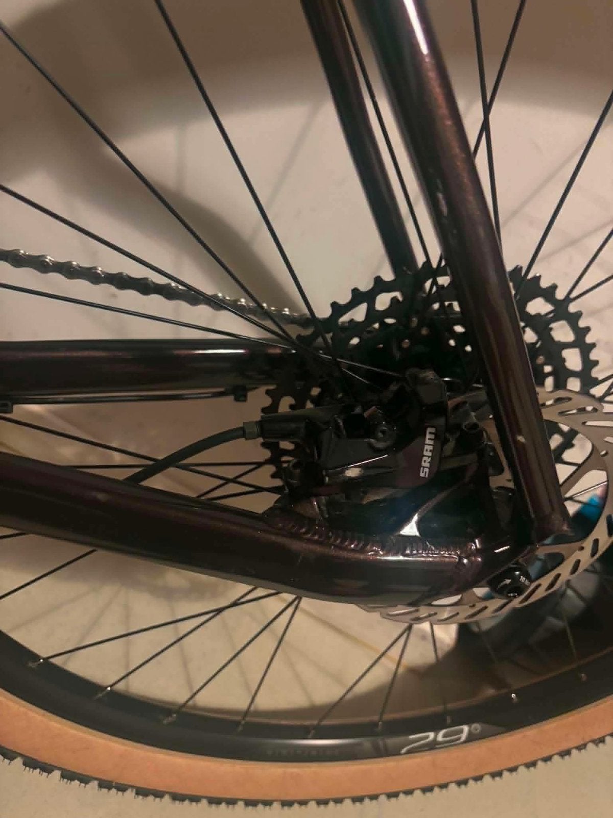 Rockrider race 720 aluminium kleur bruin en maat xl, Heren, Zo goed als nieuw, Schijfrem, Ophalen