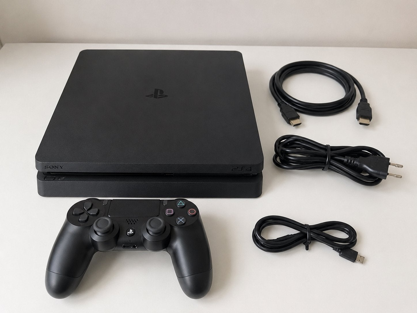 Sony Ps4 Slim 1 TB Zwart, Ophalen of Verzenden, Zo goed als nieuw, 1 TB, Slim