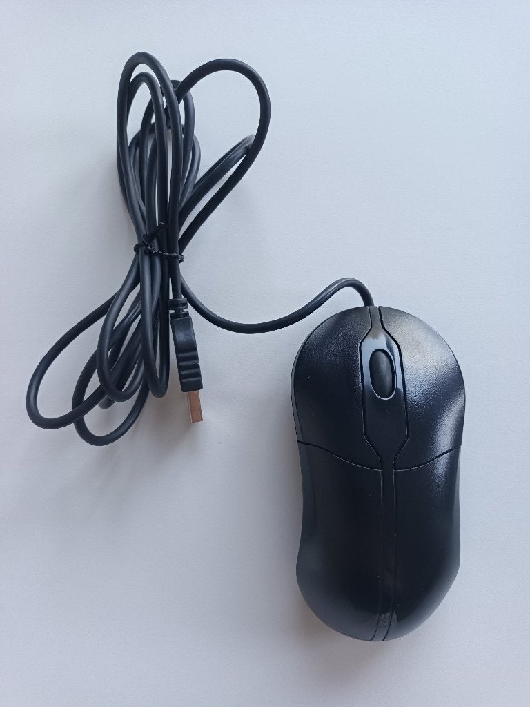 Bekabelde USB-muis van Dell, Computers en Software, Muizen, Muis, Ophalen of Verzenden, Zo goed als nieuw, Dell