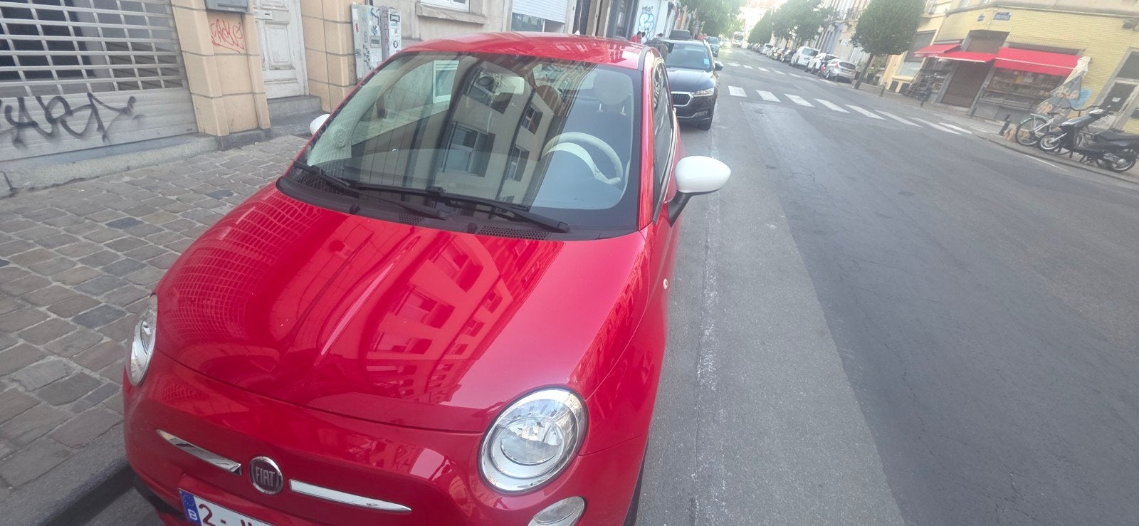 Fiat 500 1.2 Essence 2015 – 51 675 km – Très bon état, Auto's, Fiat, Voorwielaandrijving, 4 zetels, Stof, Euro 6