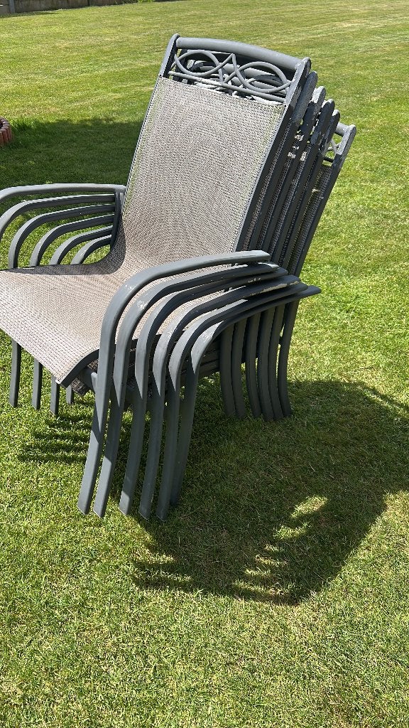 Tuinstoelen aluminium, Tuin en Terras, Ophalen, Gebruikt, Aluminium