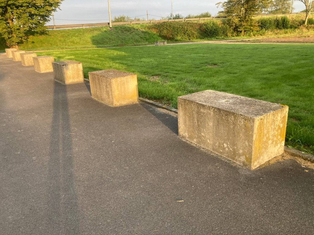 bloc de béton avec champignon élévateur, Bricolage & Construction, Enlèvement, Utilisé, Béton