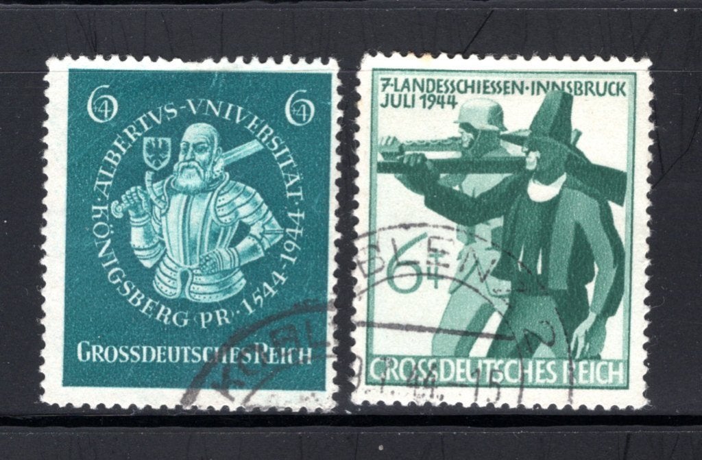 DEUTSCHES REICH jaar 1944 gestempeld, Verzenden, Gestempeld
