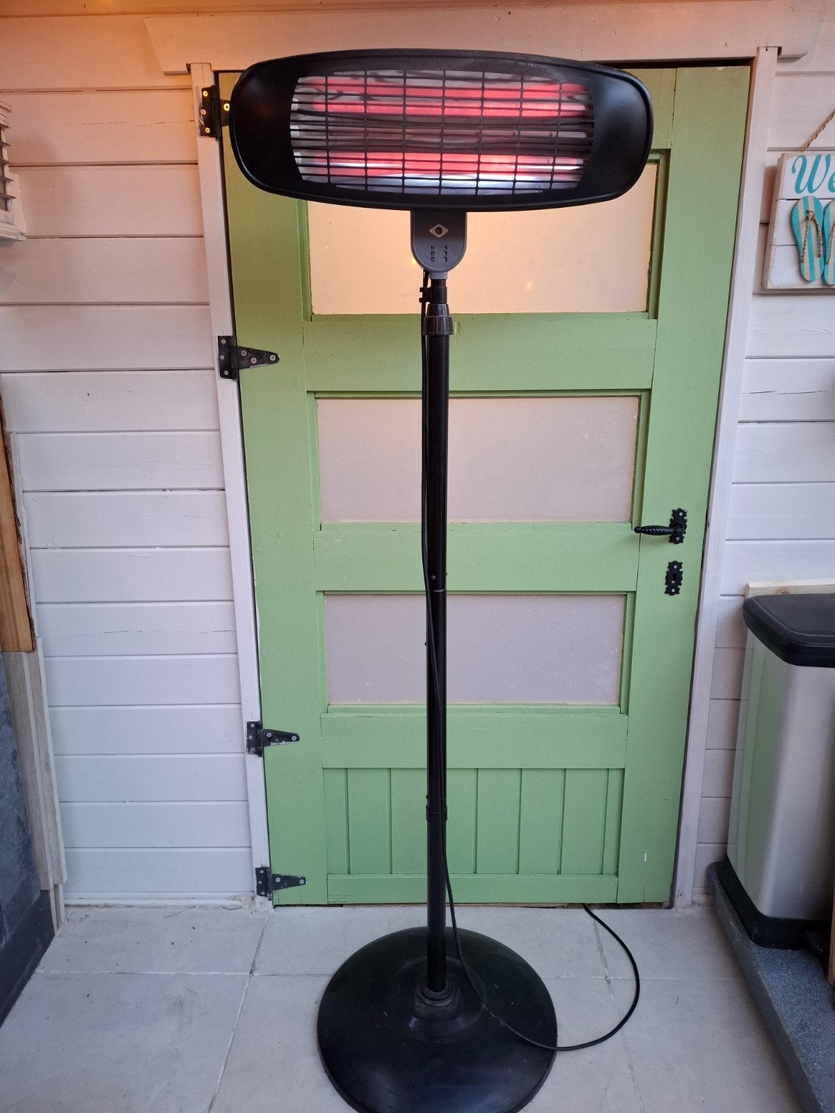elektrische terrasverwarmer, Tuin en Terras, Terrasverwarmers, Ophalen, Gebruikt, Parasol, Draaibaar