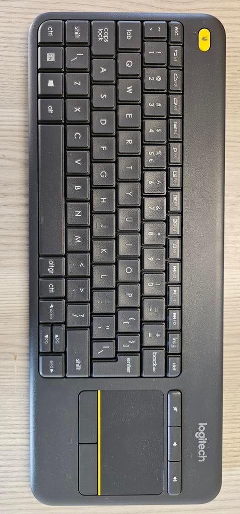 Logitech K400 Plus draadloos toetsenbord, Computers en Software, Toetsenborden, Azerty, Draadloos, Ophalen of Verzenden