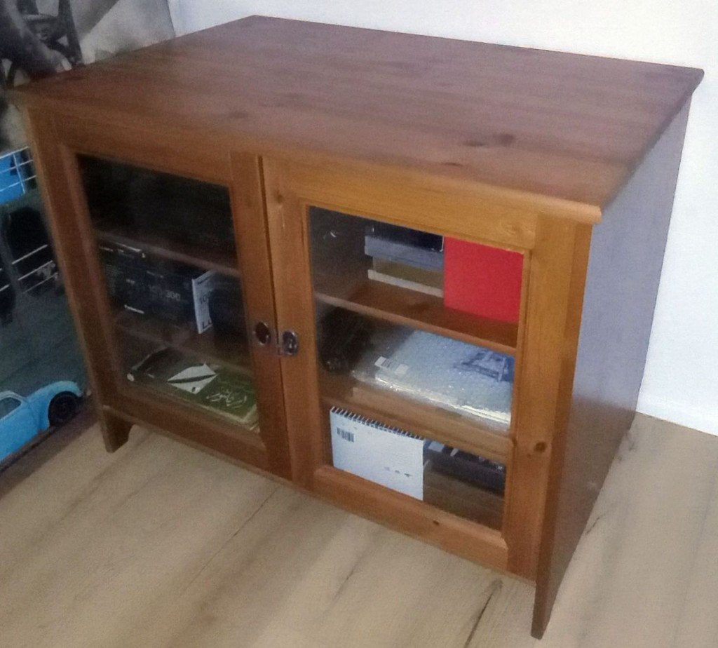 Meuble bas vitré, Moins de 100 cm, Comme neuf, Enlèvement, 50 à 100 cm