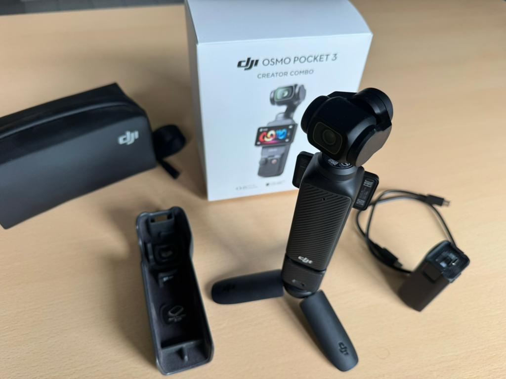 DJI Osmo Pocket 3 Creator Combo, Audio, Tv en Foto, Videocamera's Digitaal, Ophalen of Verzenden, Zo goed als nieuw